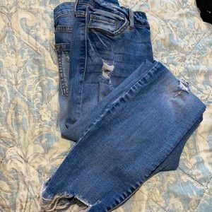 Size 9 Distressed jeans
